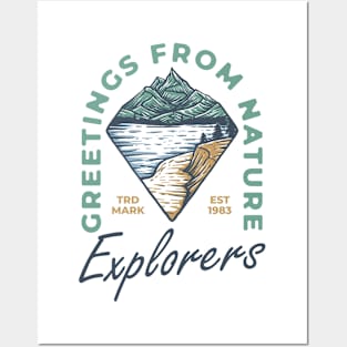 Explorer - Greeting From Nature Posters and Art